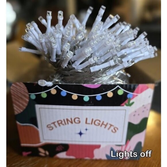 2-Pack Christmas String Lights Indoor Plug in, Total 120FT...